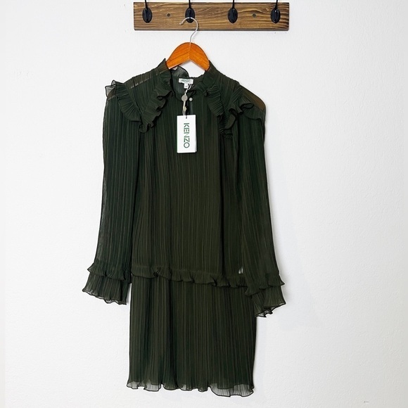 Kenzo Micro-Pleated Dress - Picture 5 of 12